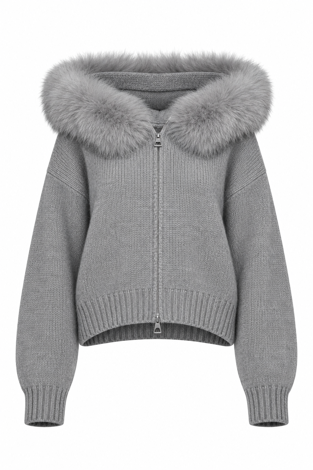 Lou Knit Cardigan - Gray